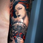 photo tattoo geisha 01.03.2019 №118 - geisha tattoo design idea - tattoovalue.net