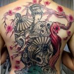 photo tattoo geisha 01.03.2019 №120 - geisha tattoo design idea - tattoovalue.net