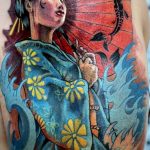 photo tattoo geisha 01.03.2019 №126 - geisha tattoo design idea - tattoovalue.net