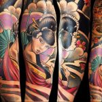 photo tattoo geisha 01.03.2019 №127 - geisha tattoo design idea - tattoovalue.net