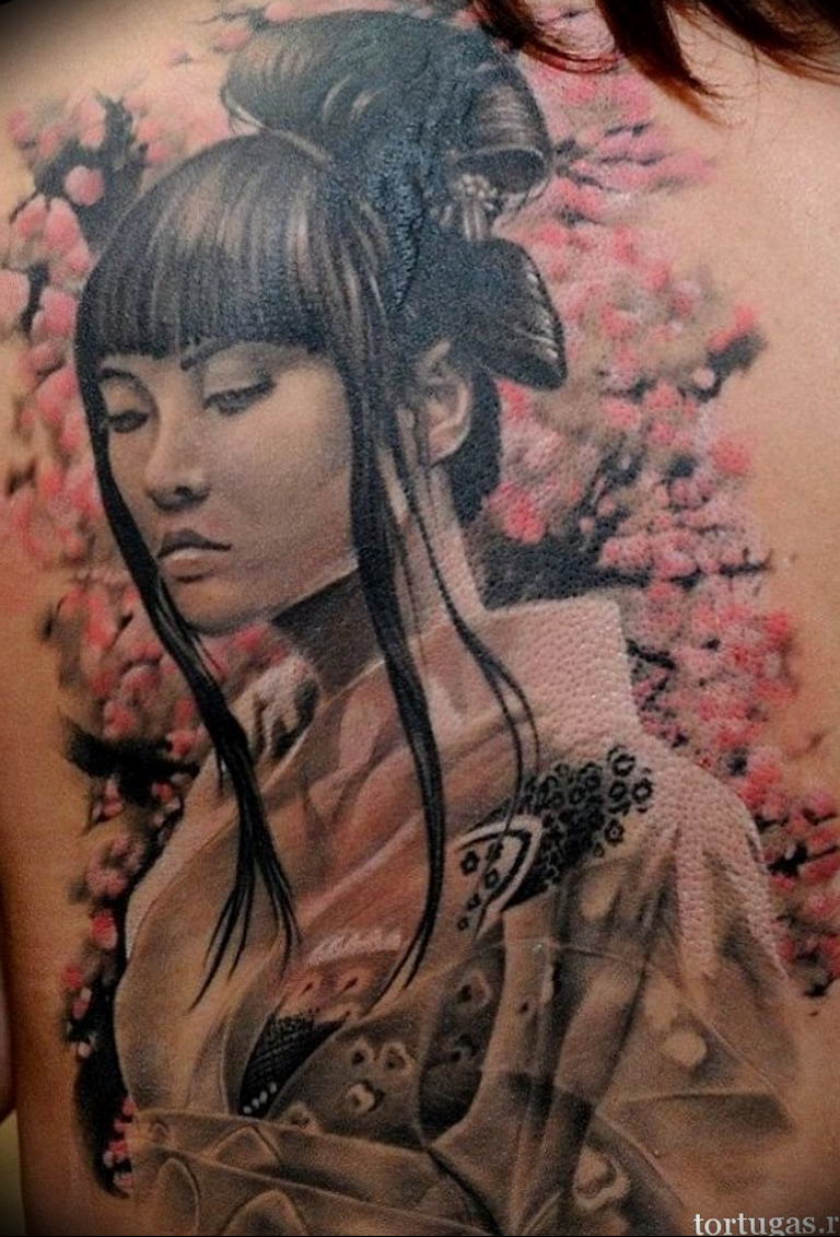 photo tattoo geisha 01.03.2019 №139 - geisha tattoo design idea - tattoovalue.net