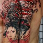 photo tattoo geisha 01.03.2019 №158 - geisha tattoo design idea - tattoovalue.net
