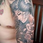 photo tattoo geisha 01.03.2019 №164 - geisha tattoo design idea - tattoovalue.net