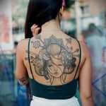 photo tattoo geisha 01.03.2019 №170 - geisha tattoo design idea - tattoovalue.net