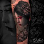 photo tattoo geisha 01.03.2019 №181 - geisha tattoo design idea - tattoovalue.net