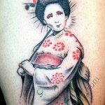 photo tattoo geisha 01.03.2019 №209 - geisha tattoo design idea - tattoovalue.net