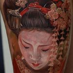 photo tattoo geisha 01.03.2019 №227 - geisha tattoo design idea - tattoovalue.net