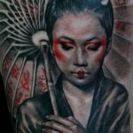 photo tattoo geisha 01.03.2019 №232 - geisha tattoo design idea - tattoovalue.net