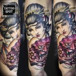 photo tattoo geisha 01.03.2019 №237 - geisha tattoo design idea - tattoovalue.net