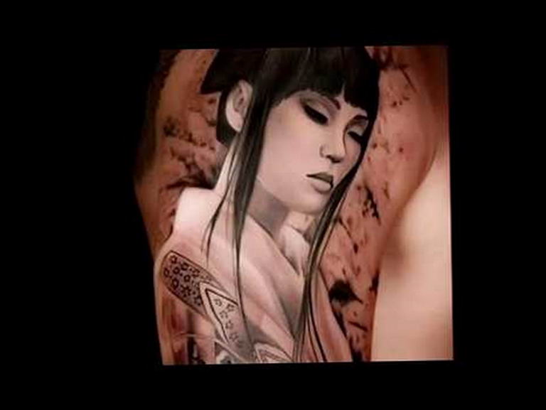 photo tattoo geisha 01.03.2019 №239 - geisha tattoo design idea - tattoovalue.net