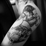 photo tattoo geisha 01.03.2019 №240 - geisha tattoo design idea - tattoovalue.net