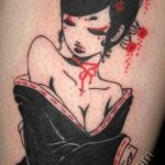 photo tattoo geisha 01.03.2019 №249 - geisha tattoo design idea - tattoovalue.net