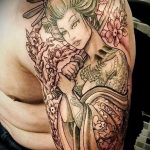 photo tattoo geisha 01.03.2019 №257 - geisha tattoo design idea - tattoovalue.net