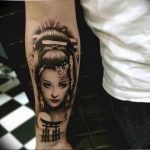 photo tattoo geisha 01.03.2019 №296 - geisha tattoo design idea - tattoovalue.net