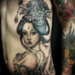 photo tattoo geisha 01.03.2019 №307 - geisha tattoo design idea - tattoovalue.net