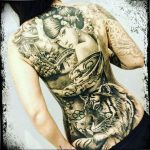 photo tattoo geisha 01.03.2019 №317 - geisha tattoo design idea - tattoovalue.net