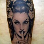 photo tattoo geisha 01.03.2019 №336 - geisha tattoo design idea - tattoovalue.net