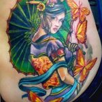 photo tattoo geisha 01.03.2019 №358 - geisha tattoo design idea - tattoovalue.net