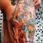 photo tattoo geisha 01.03.2019 №361 - geisha tattoo design idea - tattoovalue.net