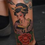 photo tattoo geisha 01.03.2019 №366 - geisha tattoo design idea - tattoovalue.net