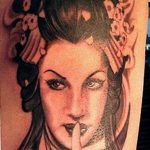 photo tattoo geisha 01.03.2019 №383 - geisha tattoo design idea - tattoovalue.net