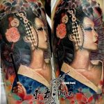 photo tattoo geisha 01.03.2019 №416 - geisha tattoo design idea - tattoovalue.net