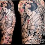 photo tattoo geisha 01.03.2019 №418 - geisha tattoo design idea - tattoovalue.net