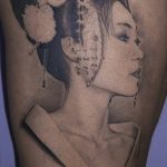photo tattoo geisha 01.03.2019 №423 - geisha tattoo design idea - tattoovalue.net