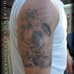 photo tattoo gladiator 01.03.2019 №045 - idea for tattoo tattoo with gladiator - tattoovalue.net