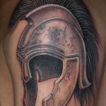 photo tattoo gladiator 01.03.2019 №024 - idea for tattoo tattoo with gladiator - tattoovalue.net