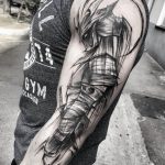 photo tattoo gladiator 01.03.2019 №039 - idea for tattoo tattoo with gladiator - tattoovalue.net