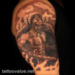 photo tattoo gladiator 01.03.2019 №040 - idea for tattoo tattoo with gladiator - tattoovalue.net