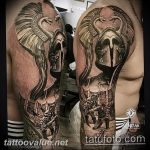 photo tattoo gladiator 01.03.2019 №058 - idea for tattoo tattoo with gladiator - tattoovalue.net