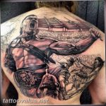 photo tattoo gladiator 01.03.2019 №064 - idea for tattoo tattoo with gladiator - tattoovalue.net