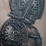 photo tattoo gladiator 01.03.2019 №085 - idea for tattoo tattoo with gladiator - tattoovalue.net