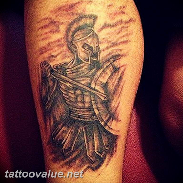 photo tattoo gladiator 01.03.2019 №096 - idea for tattoo tattoo with gladiator - tattoovalue.net