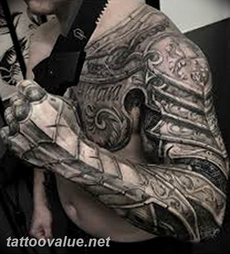 photo tattoo gladiator 01.03.2019 №106 - idea for tattoo tattoo with gladiator - tattoovalue.net
