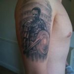 photo tattoo gladiator 01.03.2019 №116 - idea for tattoo tattoo with gladiator - tattoovalue.net