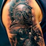 photo tattoo gladiator 01.03.2019 №126 - idea for tattoo tattoo with gladiator - tattoovalue.net