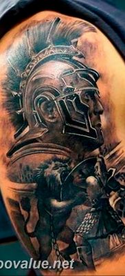 photo tattoo gladiator 01.03.2019 №126 – idea for tattoo tattoo with gladiator – tattoovalue.net