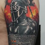 photo tattoo gladiator 01.03.2019 №186 - idea for tattoo tattoo with gladiator - tattoovalue.net