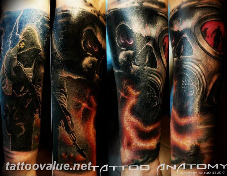 photo tattoo gladiator 01.03.2019 №214 - idea for tattoo tattoo with gladiator - tattoovalue.net