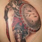 photo tattoo gladiator 01.03.2019 №216 - idea for tattoo tattoo with gladiator - tattoovalue.net