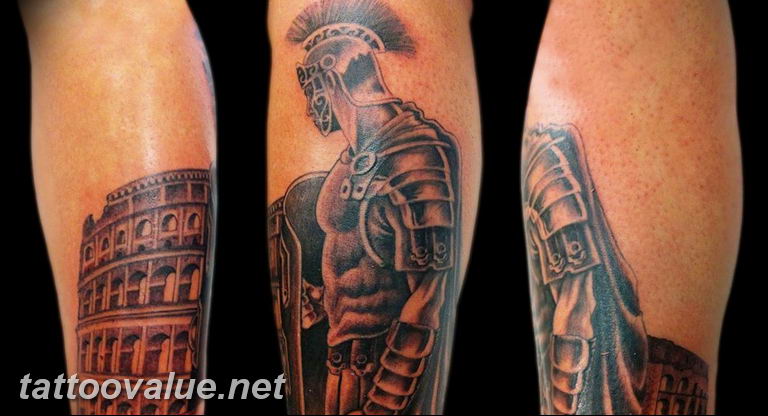 photo tattoo gladiator 01.03.2019 №218 - idea for tattoo tattoo with gladiator - tattoovalue.net