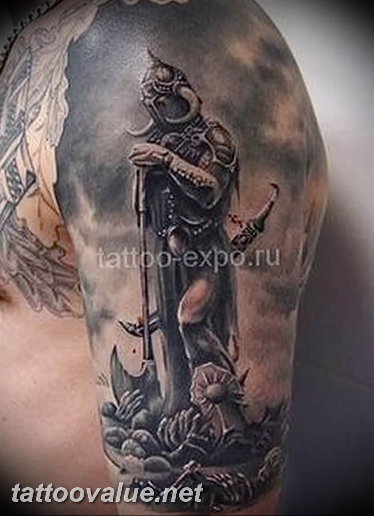 photo tattoo gladiator 01.03.2019 №224 - idea for tattoo tattoo with gladiator - tattoovalue.net