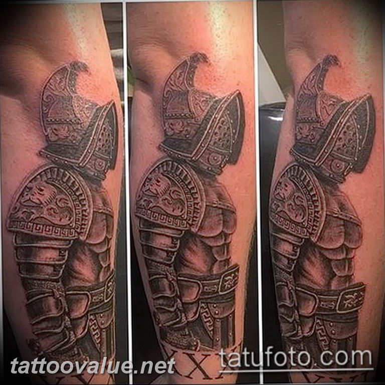 photo tattoo gladiator 01.03.2019 №238 - idea for tattoo tattoo with gladiator - tattoovalue.net