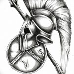 photo tattoo gladiator 01.03.2019 №282 - idea for tattoo tattoo with gladiator - tattoovalue.net