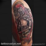 photo tattoo gladiator 01.03.2019 №321 - idea for tattoo tattoo with gladiator - tattoovalue.net