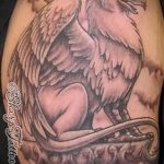 photo tattoo griffin 04.03.2019 №021 - idea for drawing a tattoo with a griffin - tattoovalue.net