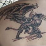 photo tattoo griffin 04.03.2019 №194 - idea for drawing a tattoo with a griffin - tattoovalue.net